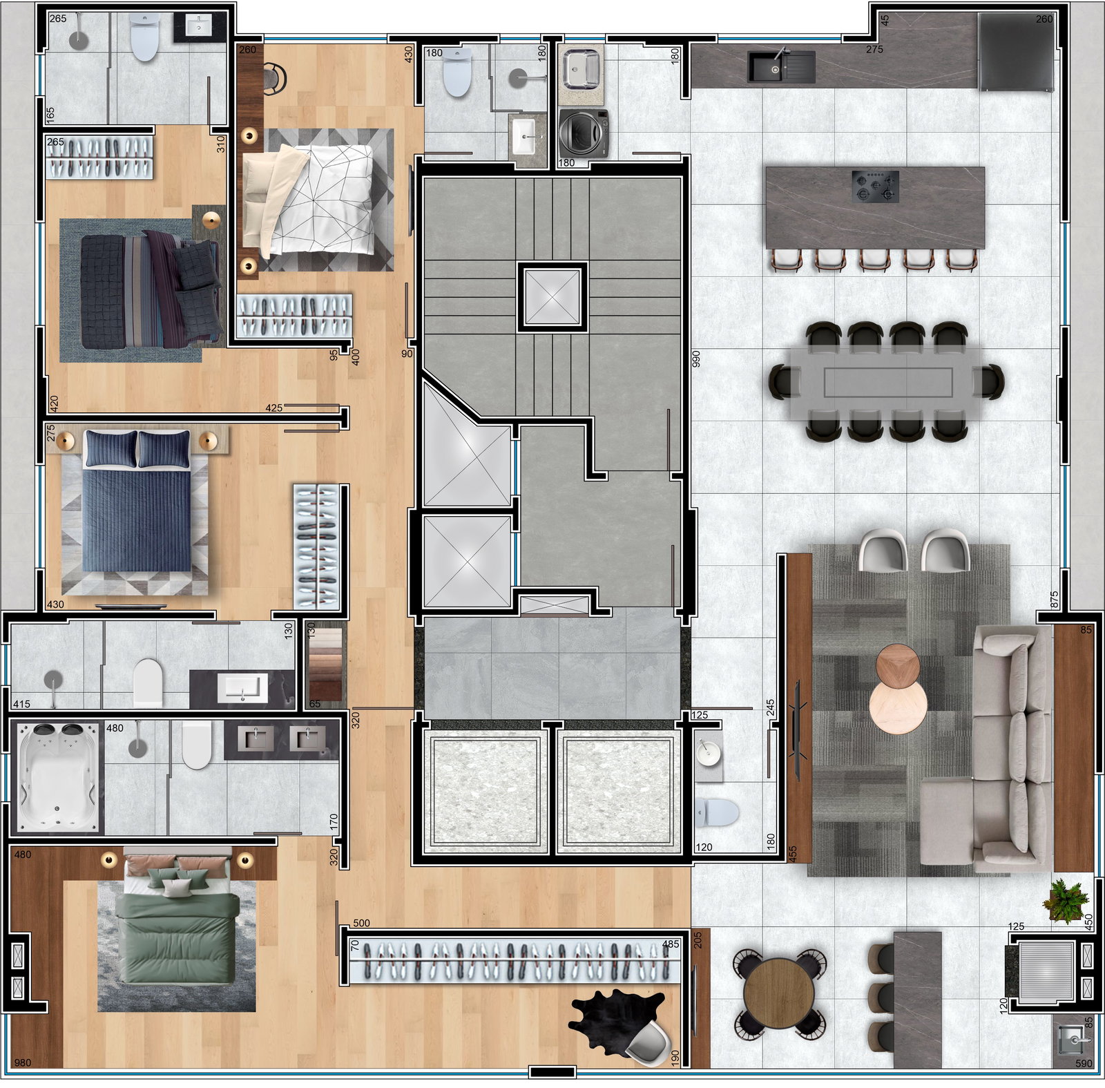 Edificio Vivart — Plantas 3
