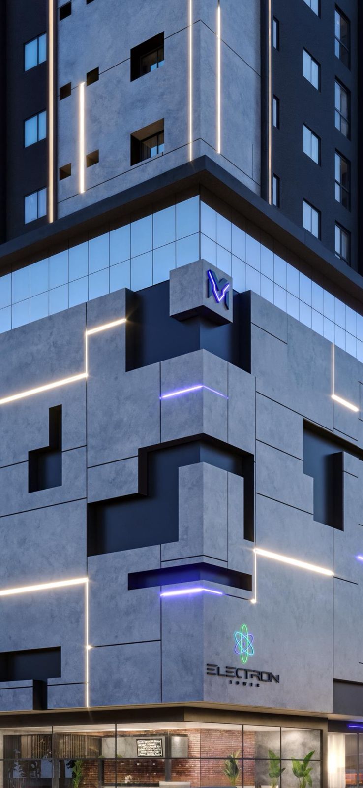 Electron Tower — Renders e ambientes 4
