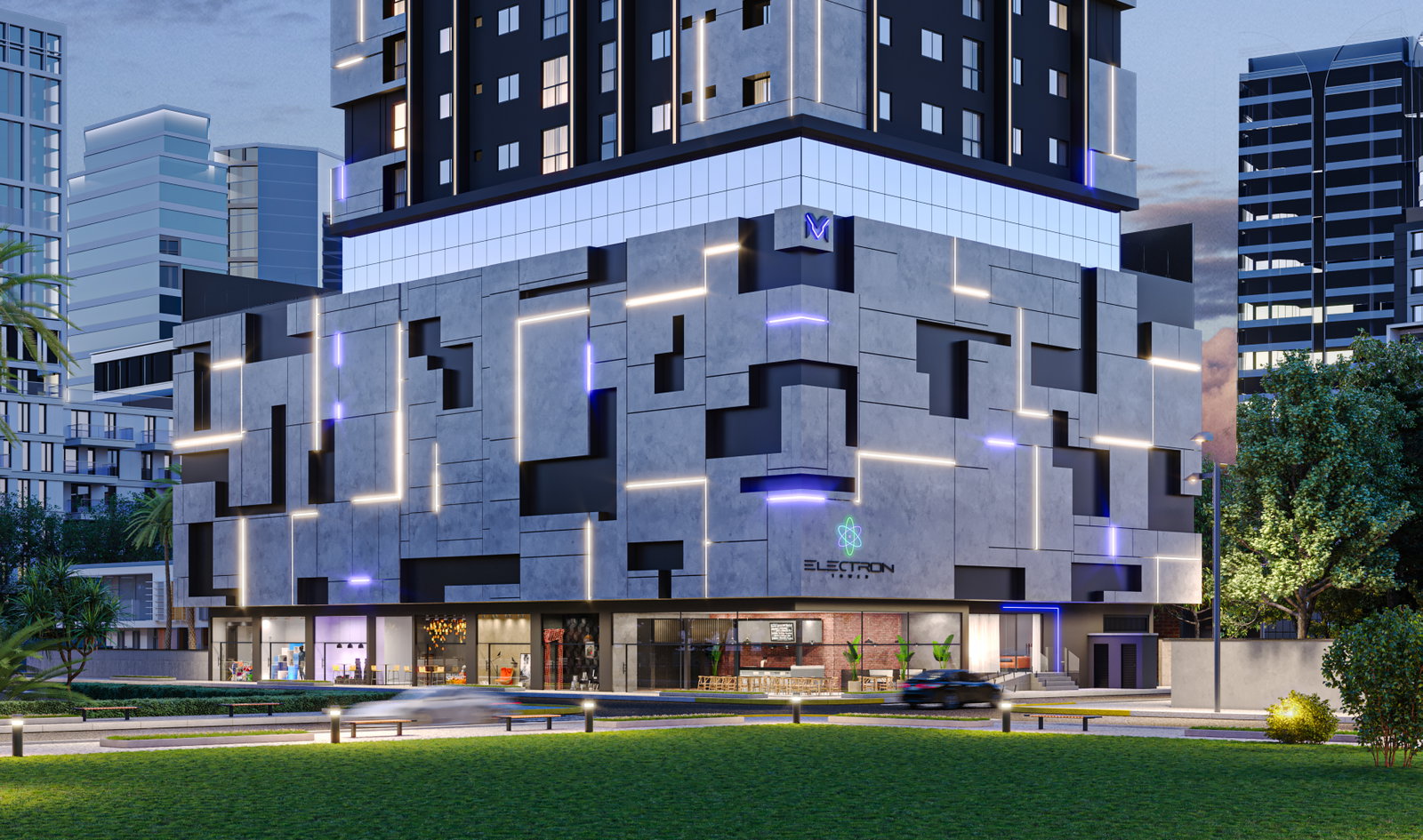 Electron Tower — Renders e ambientes 5