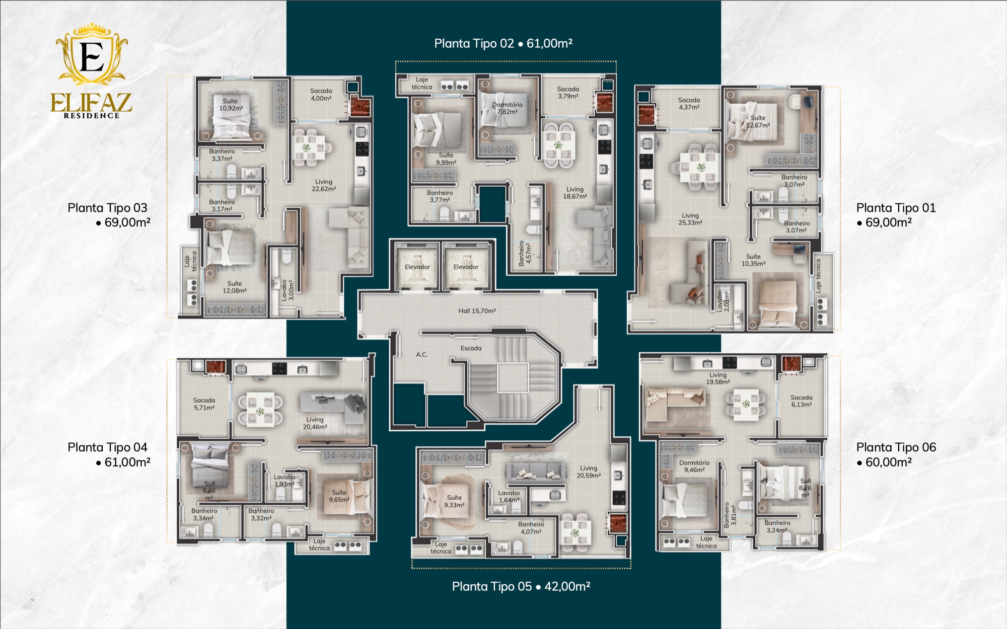 Elifaz Residence — Plantas 2