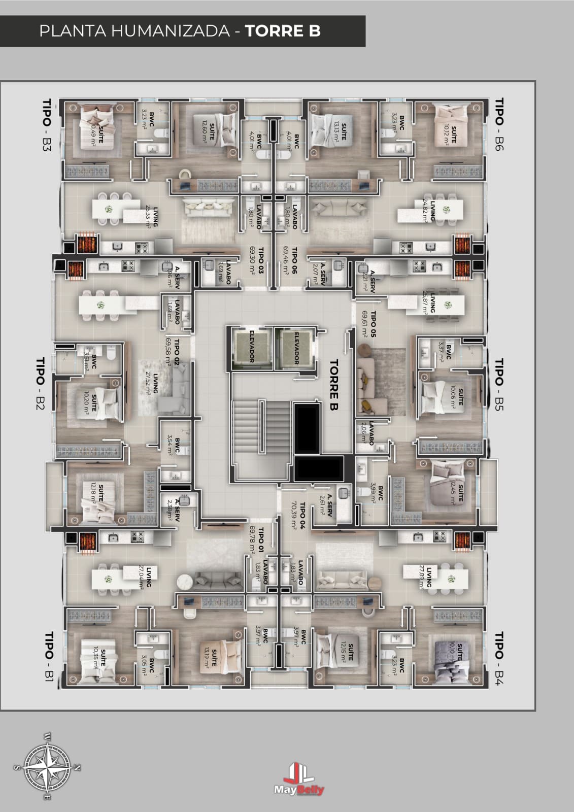 Maybelly Towers — Plantas 2