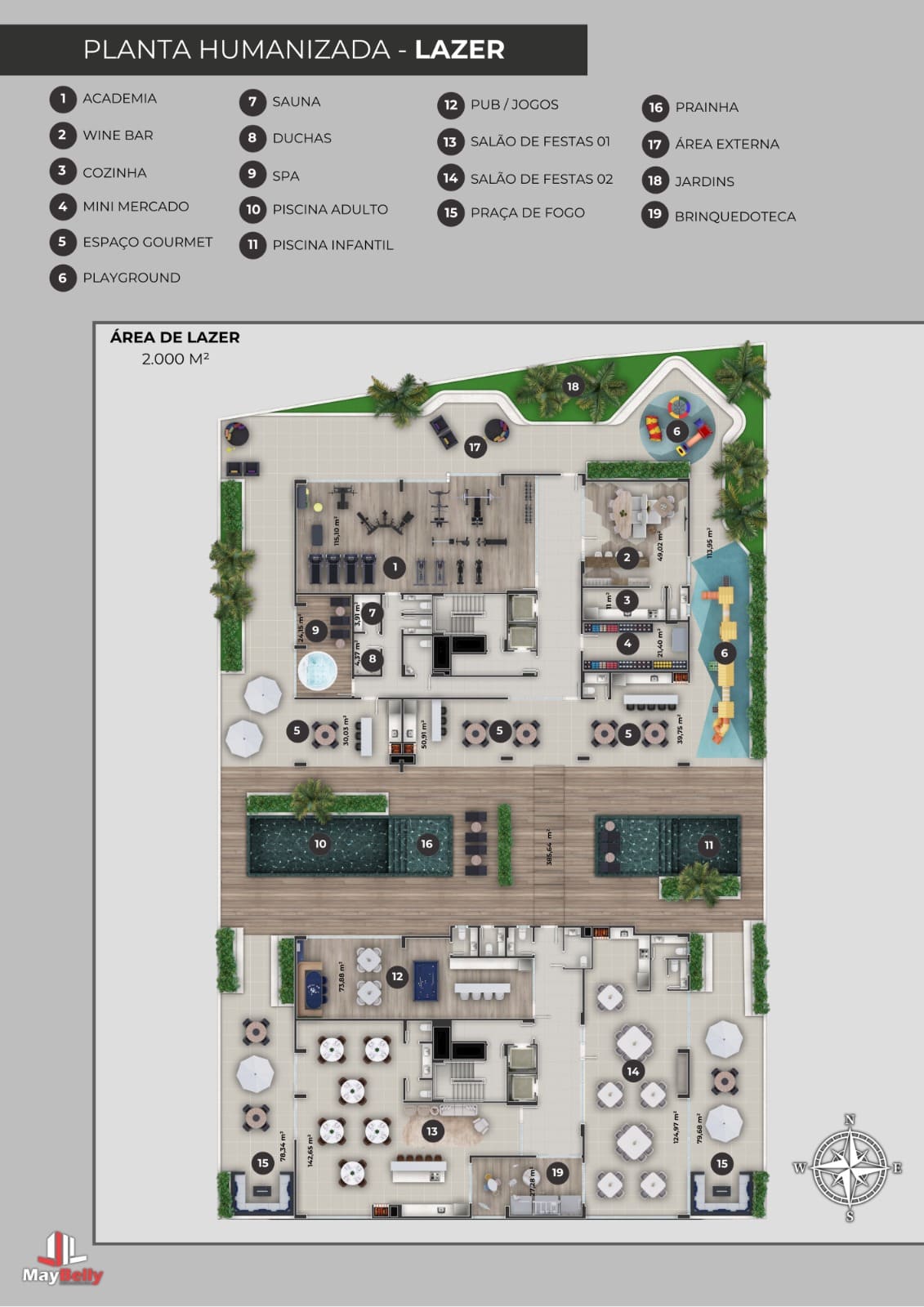 Maybelly Towers — Plantas 3