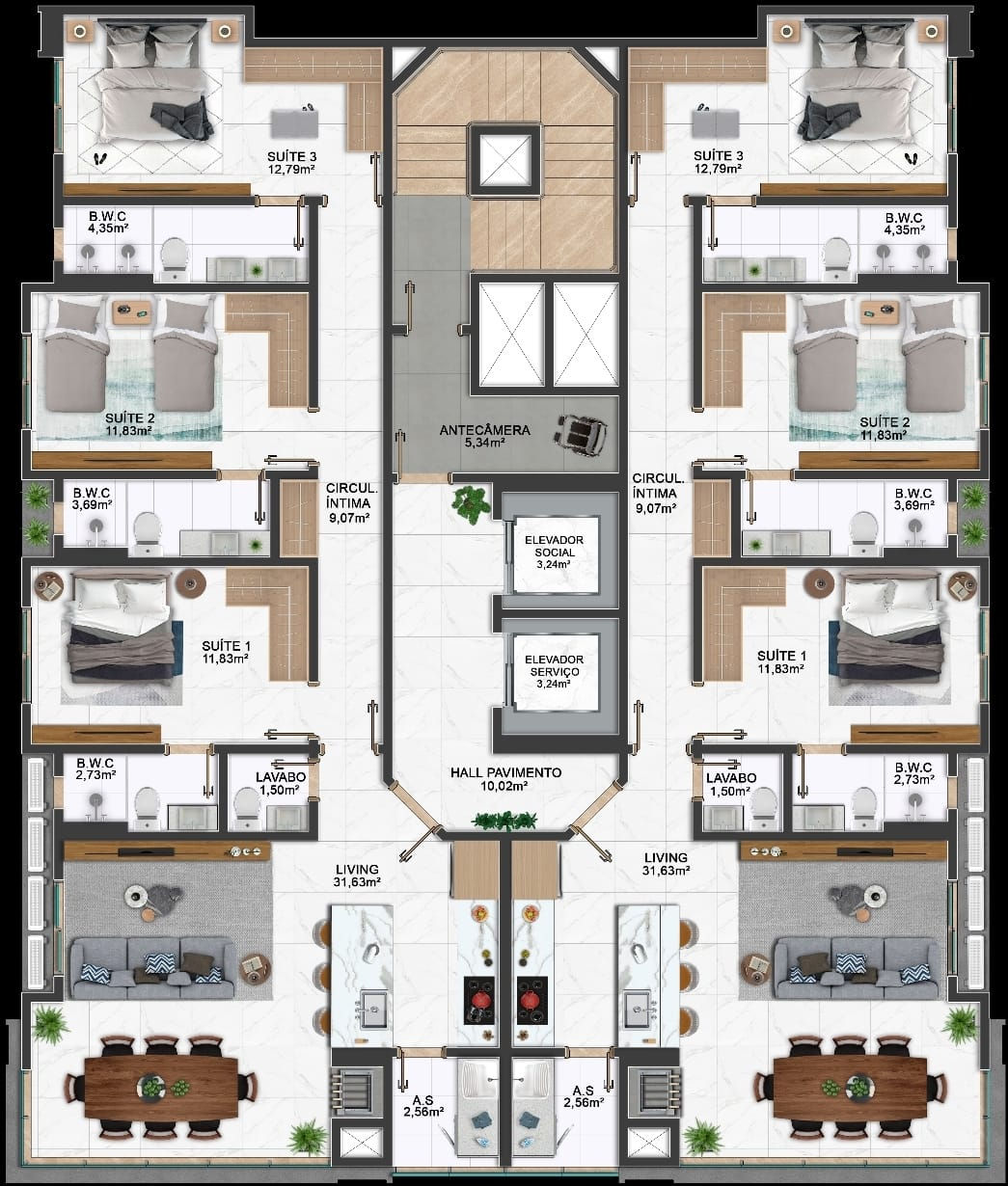 Nature Garden Home Club — Plantas 1