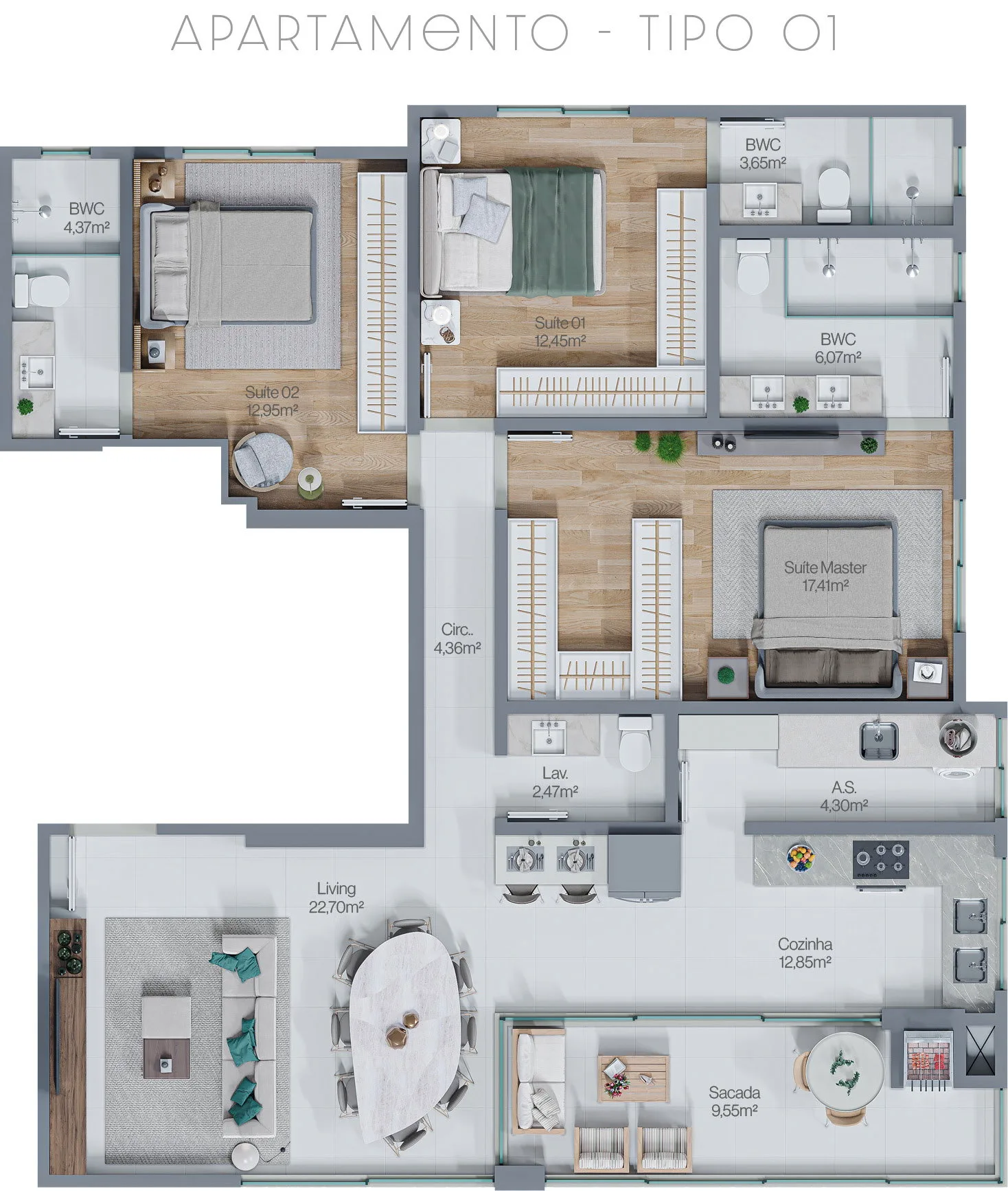 Porto Verano — Planta 1