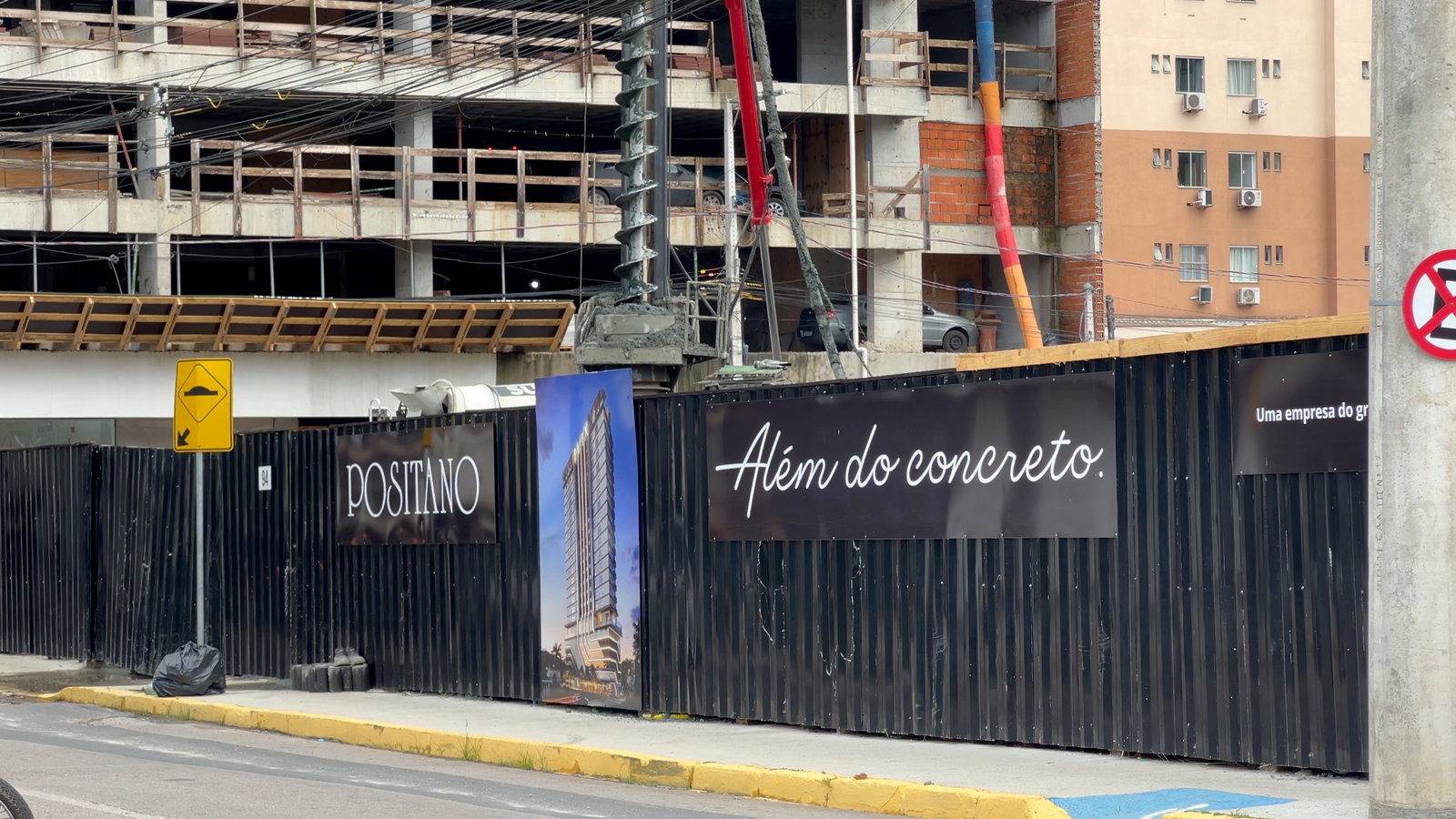 Positano — Andamento da obra 1