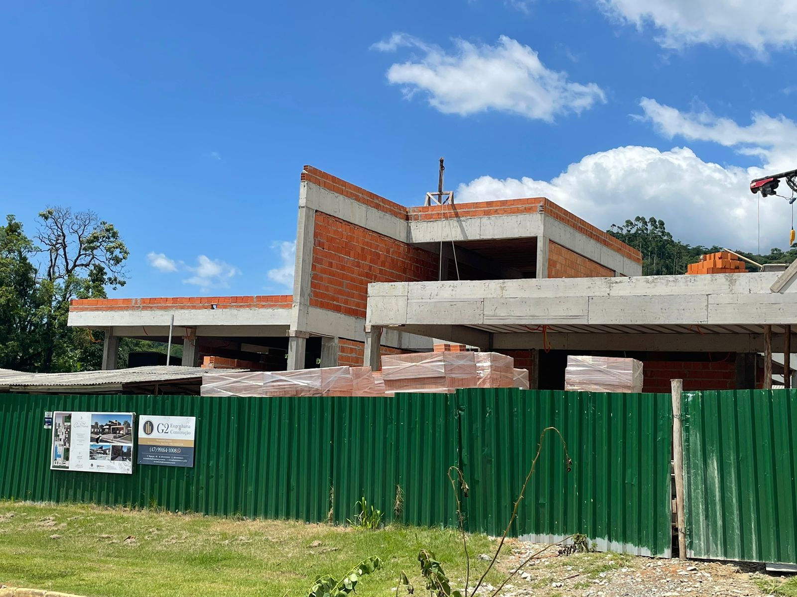 Residência Casa Flora — Andamento da obra 1