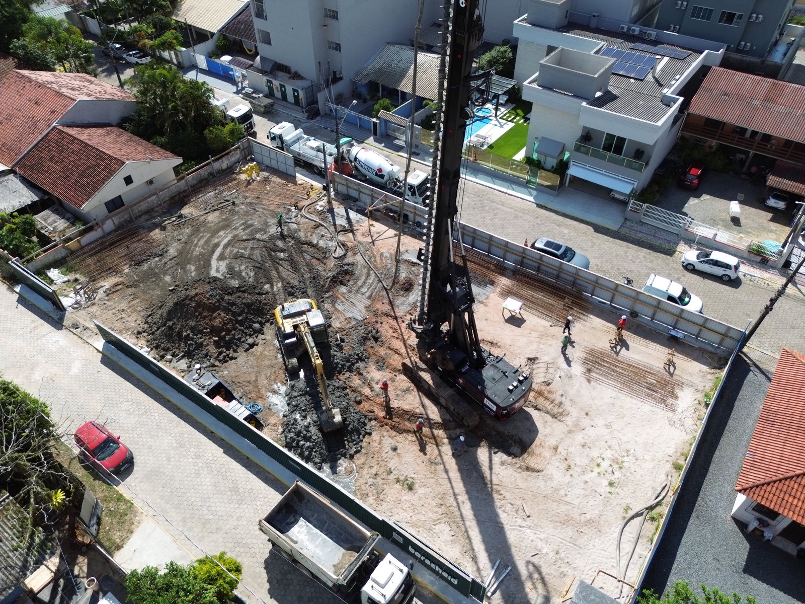 Residencial Alipio Schirmann — Andamento da obra 1