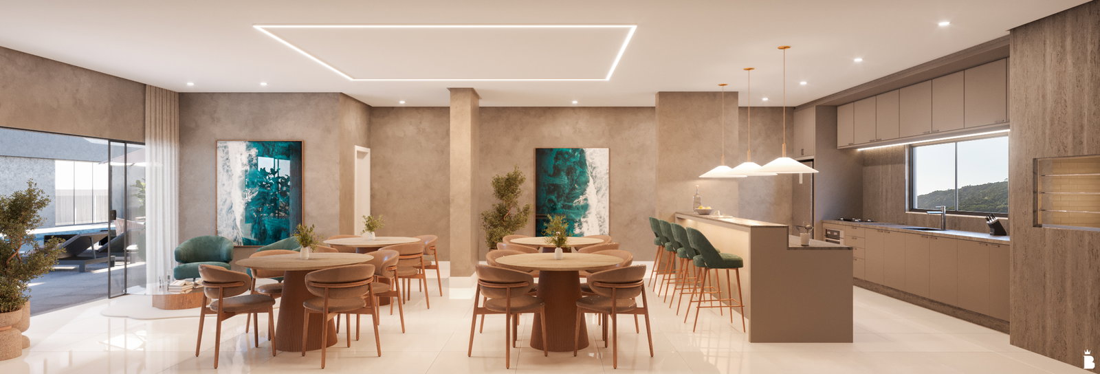Riviera — Renders e ambientes 16