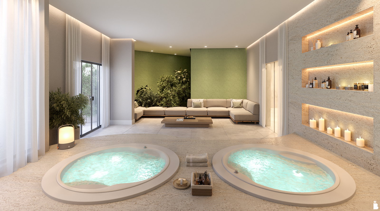 Riviera — Renders e ambientes 23