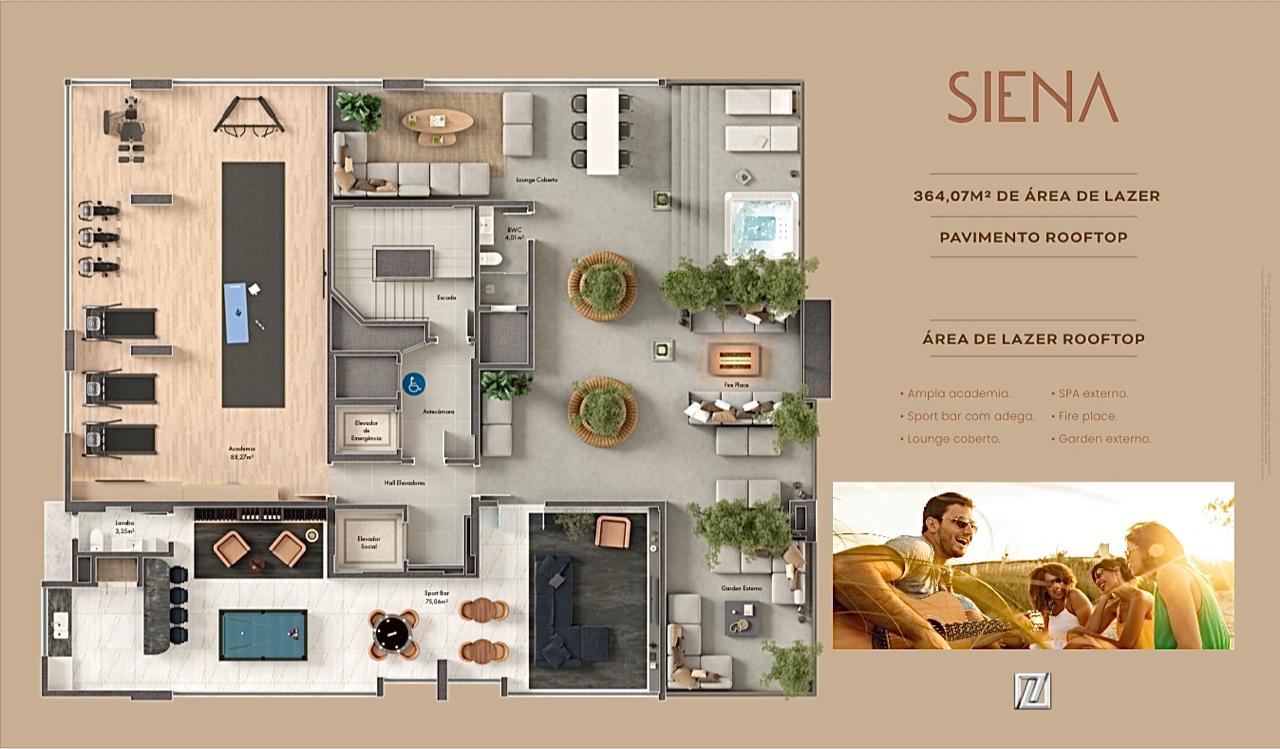 Siena Residenziale — Plantas 3