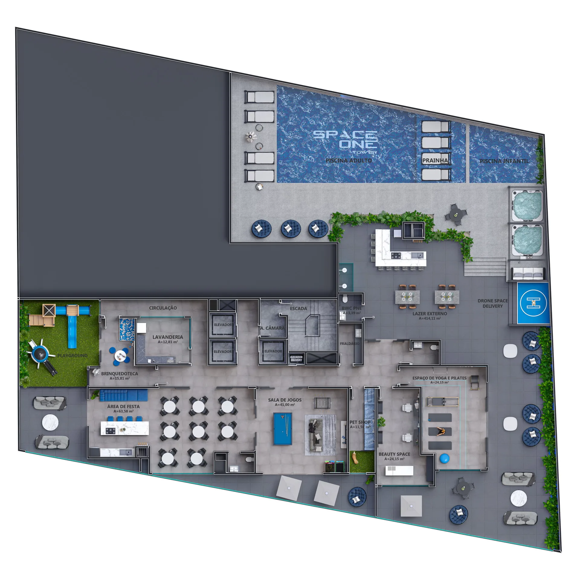 Space One — Planta 1
