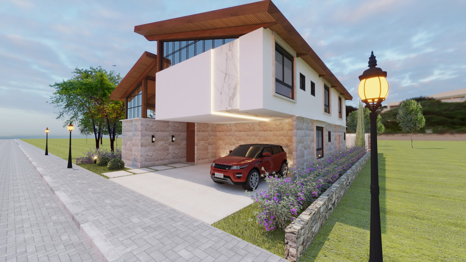 Ville Margaux — Renders e ambientes 3