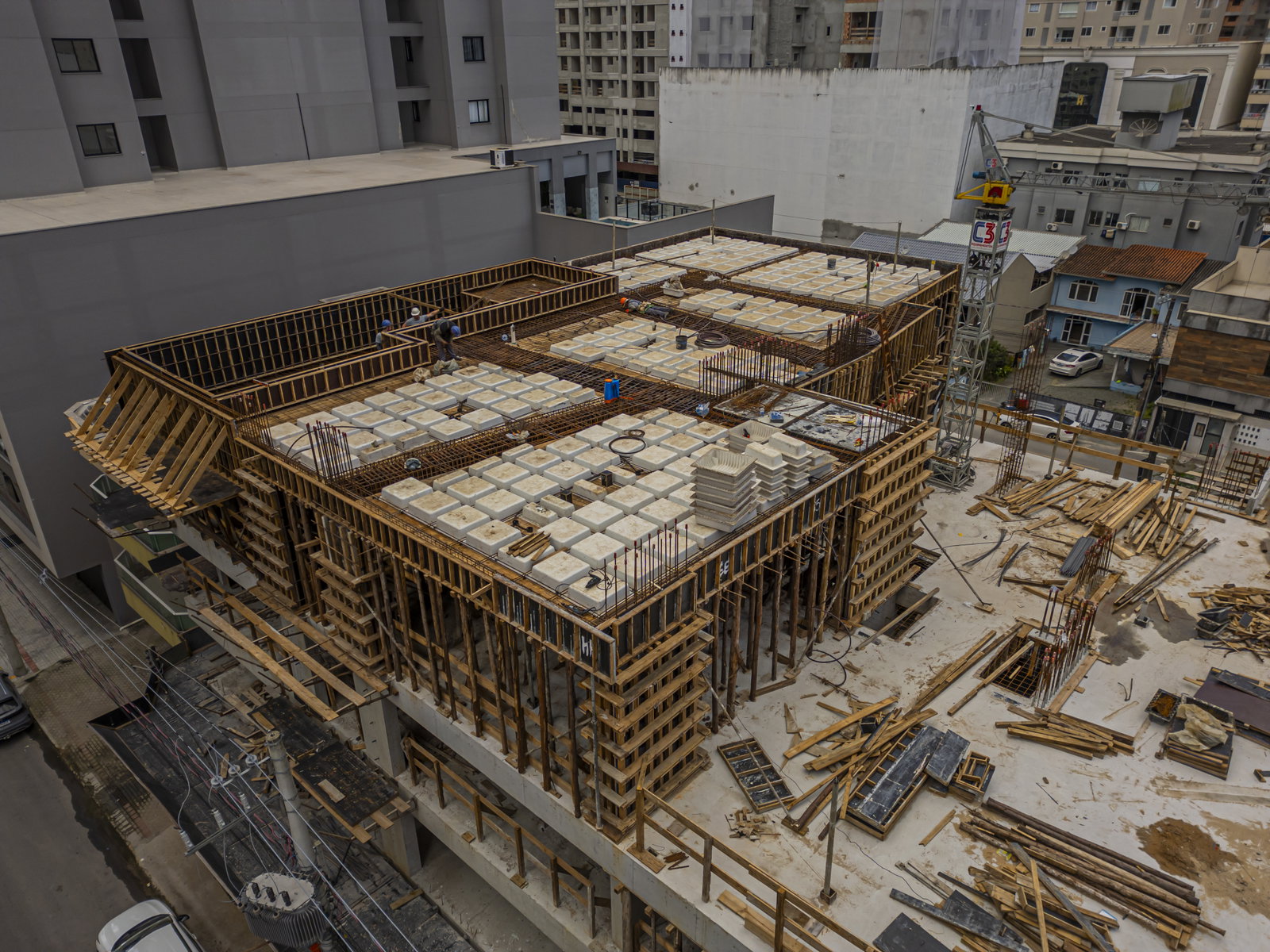 Vivamar Residence — Andamento da obra 1