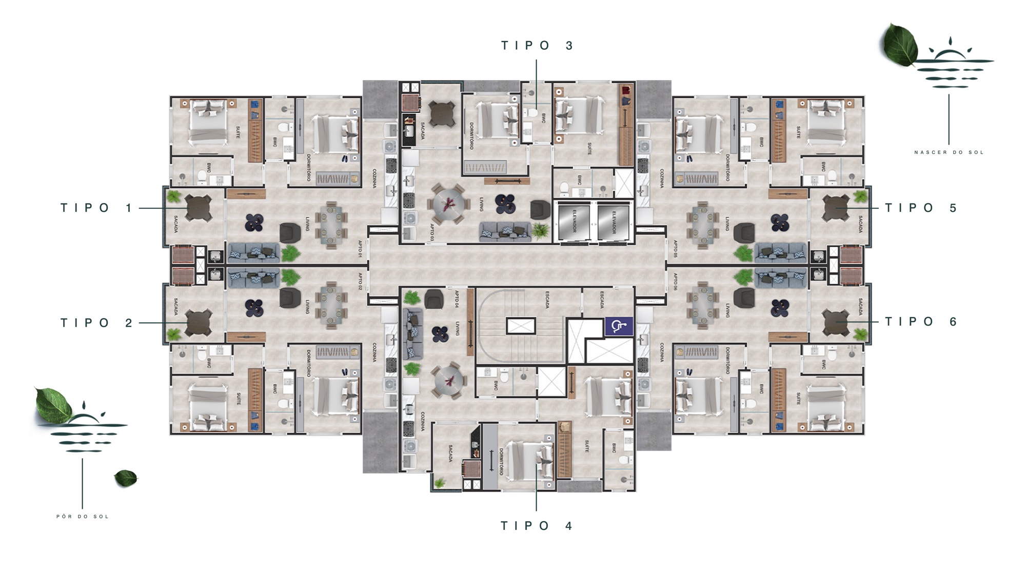 Vive la Vie Residence — Plantas 1