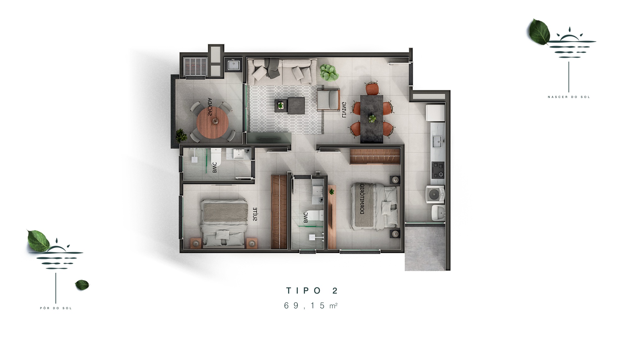 Vive la Vie Residence — Plantas 3