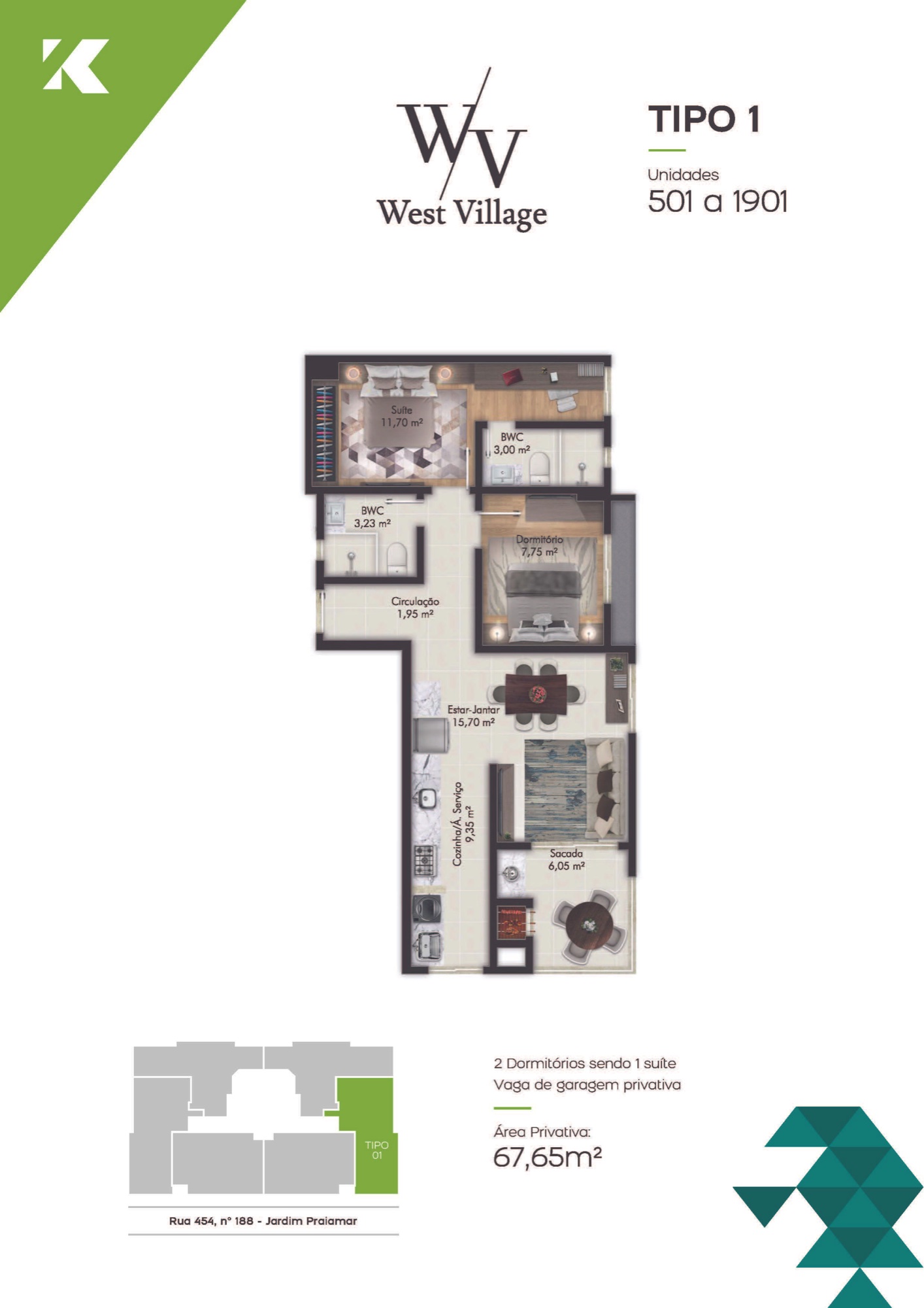West Village — Plantas 3