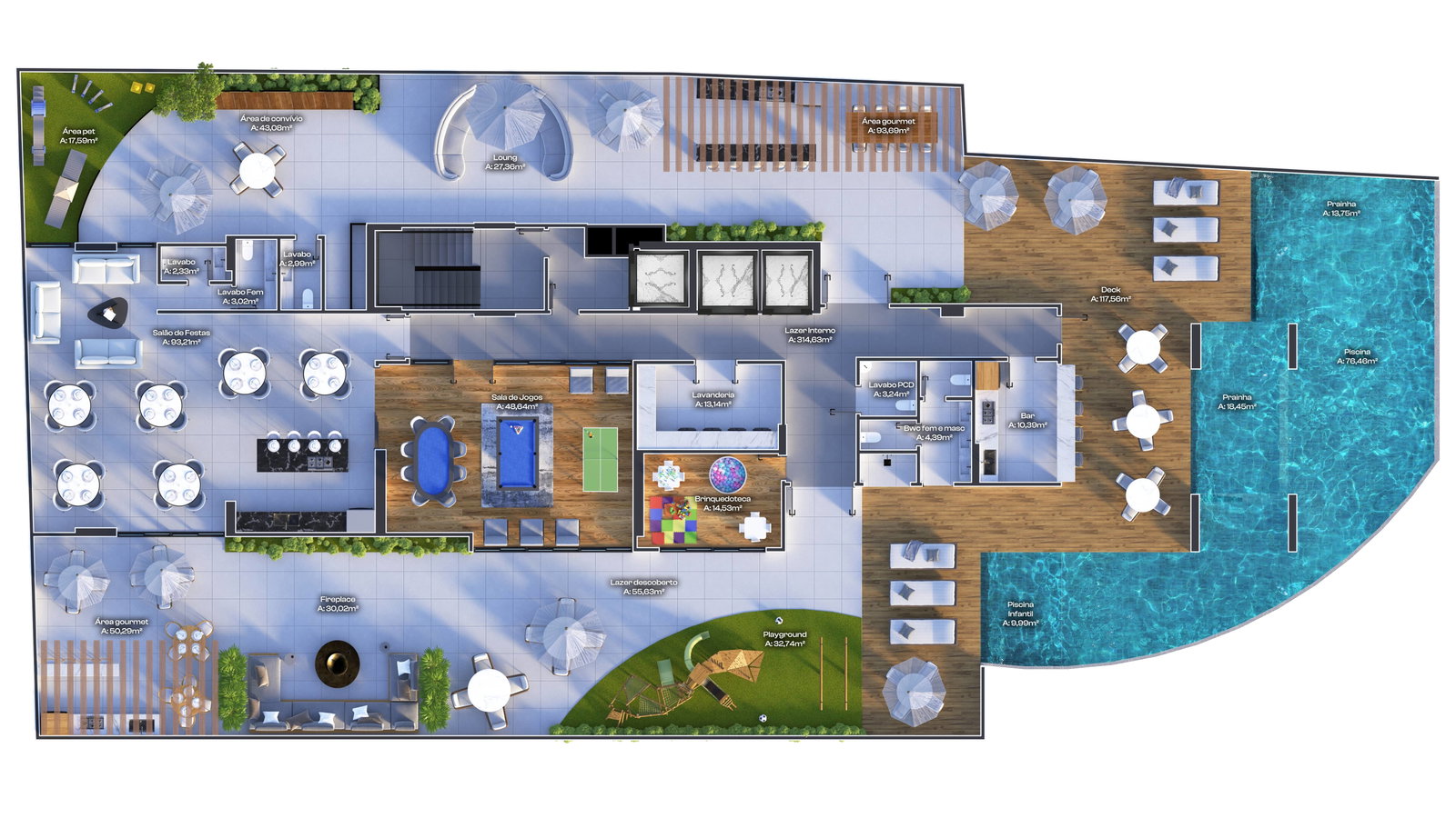 Oceânico Flats — Planta 1
