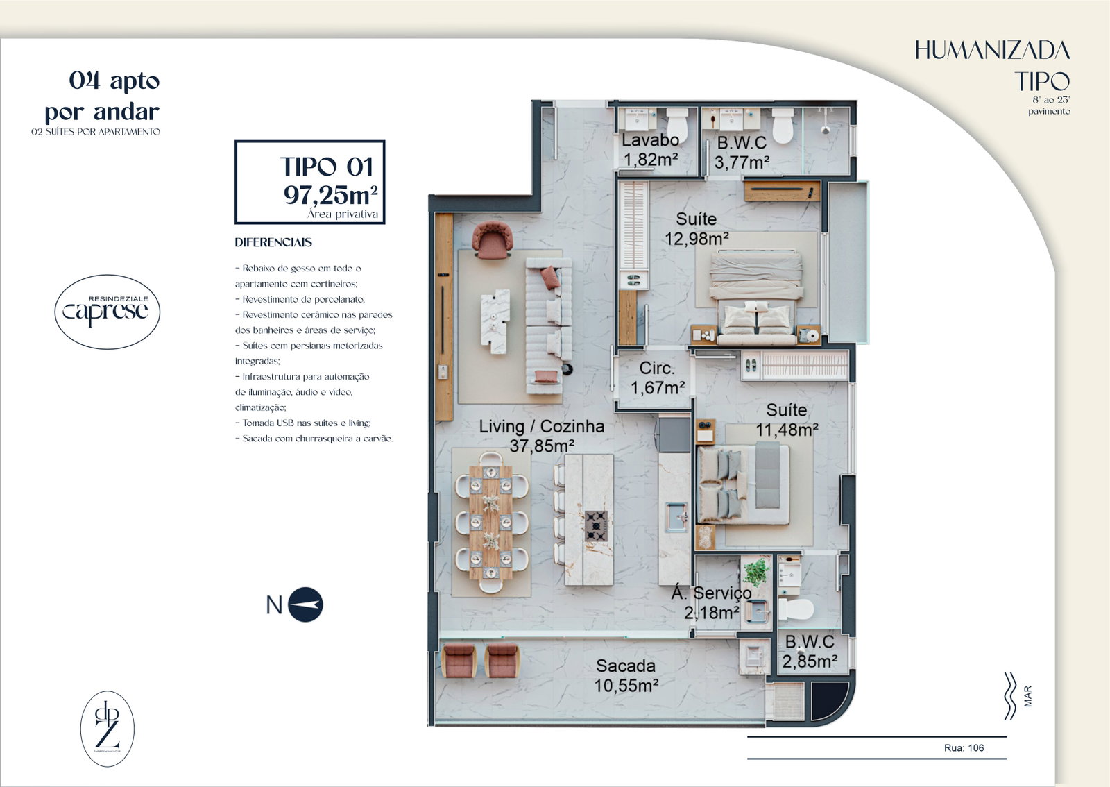 Caprese Residenziale — Planta 4