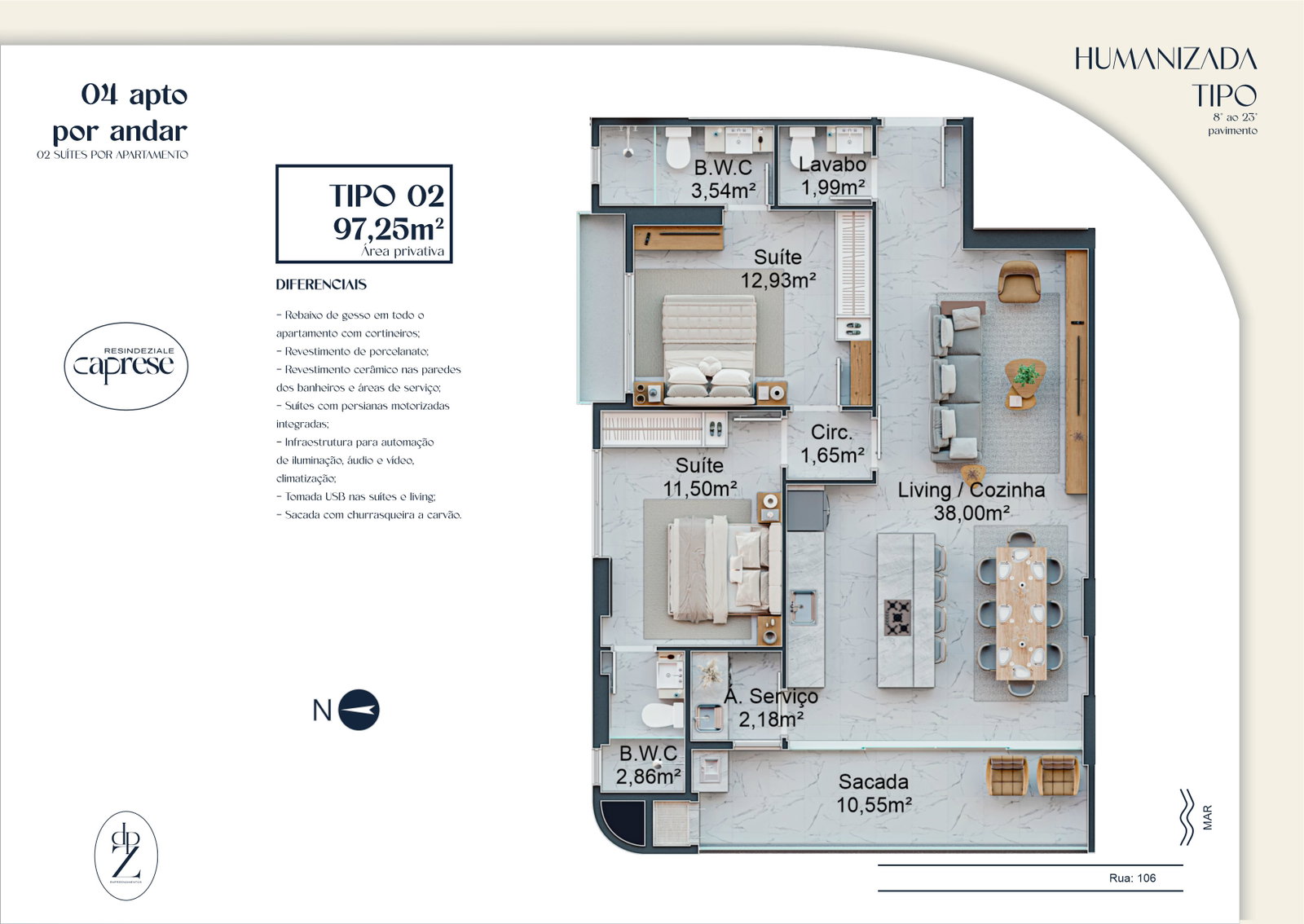 Caprese Residenziale — Planta 5