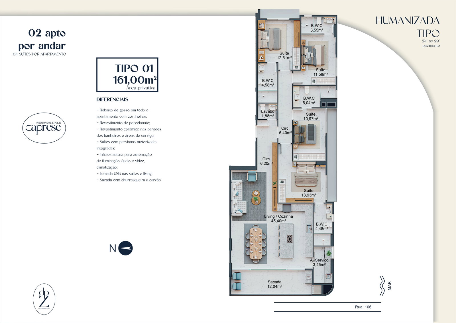 Caprese Residenziale — Planta 6