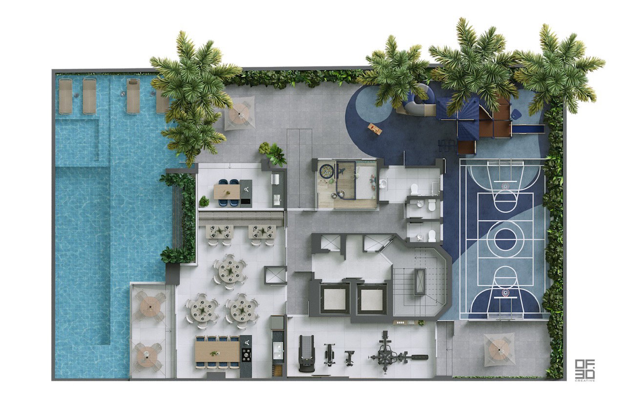 Residencial Água Marinha — Planta 1