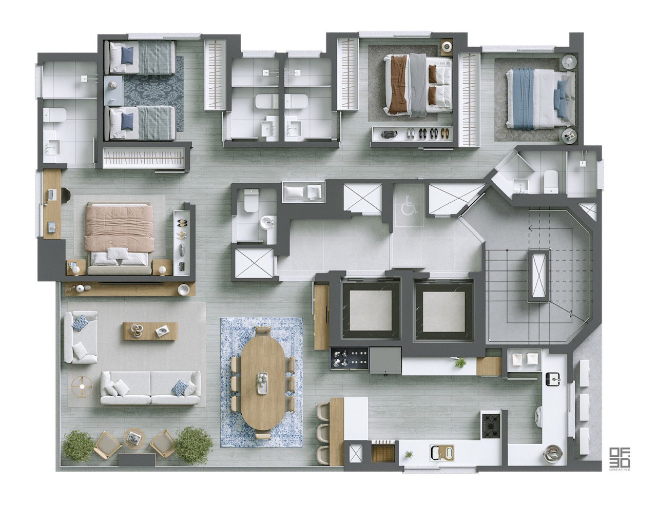 Residencial Água Marinha — Planta 2