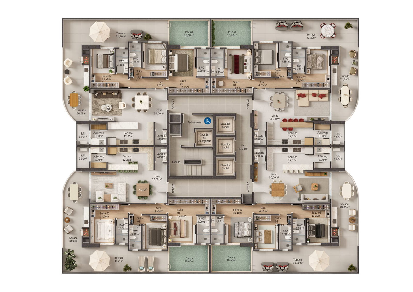 Rubelita Palace Residence — Planta 2