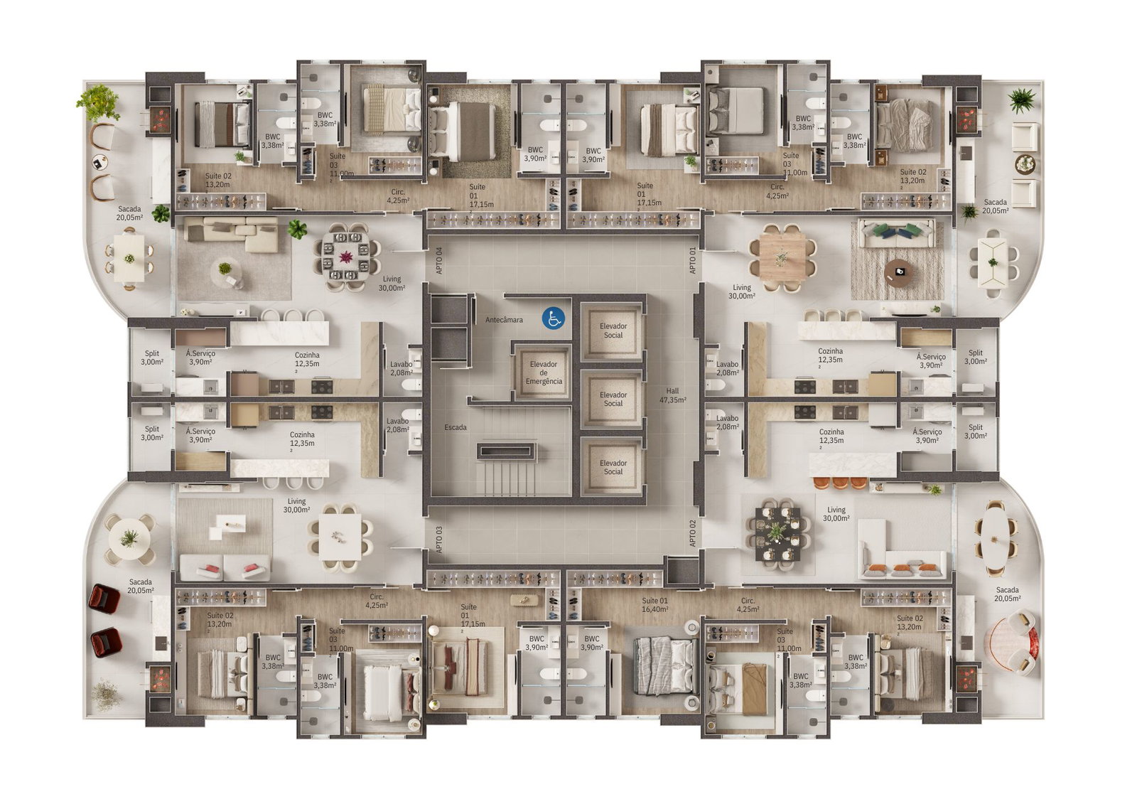 Rubelita Palace Residence — Planta 1