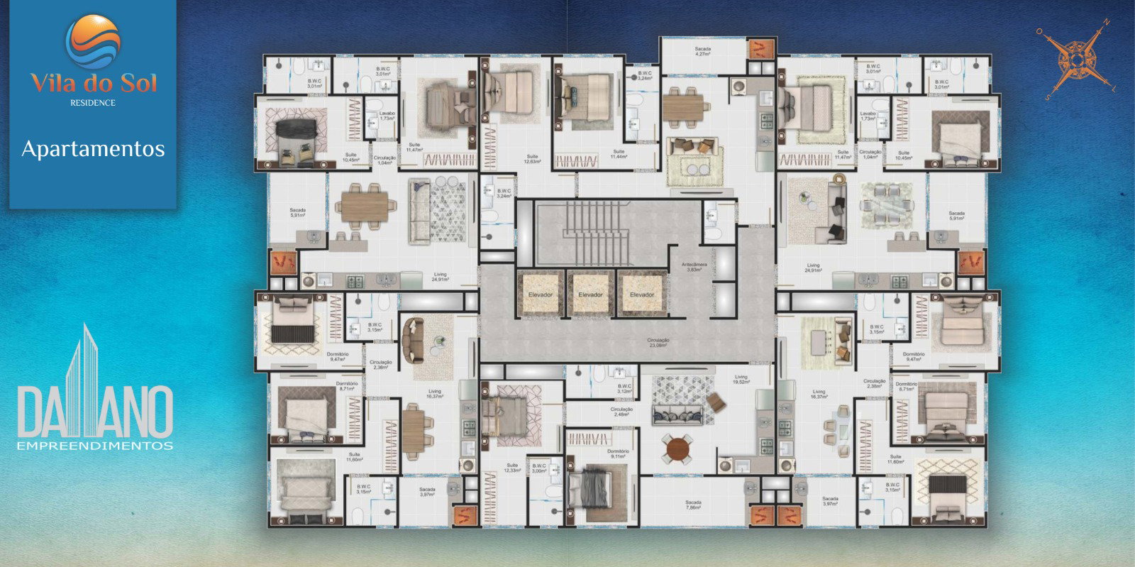 Vila do Sol — Planta 3