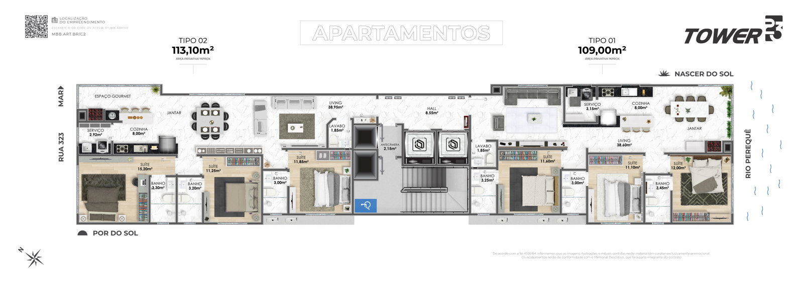 Tower 23 — Planta 1
