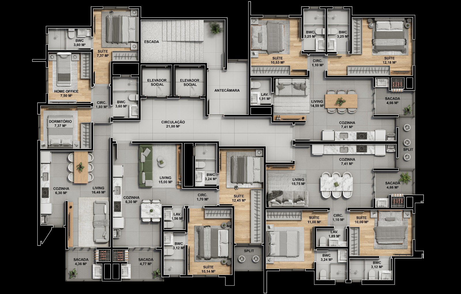Blossom Residence — Planta 1