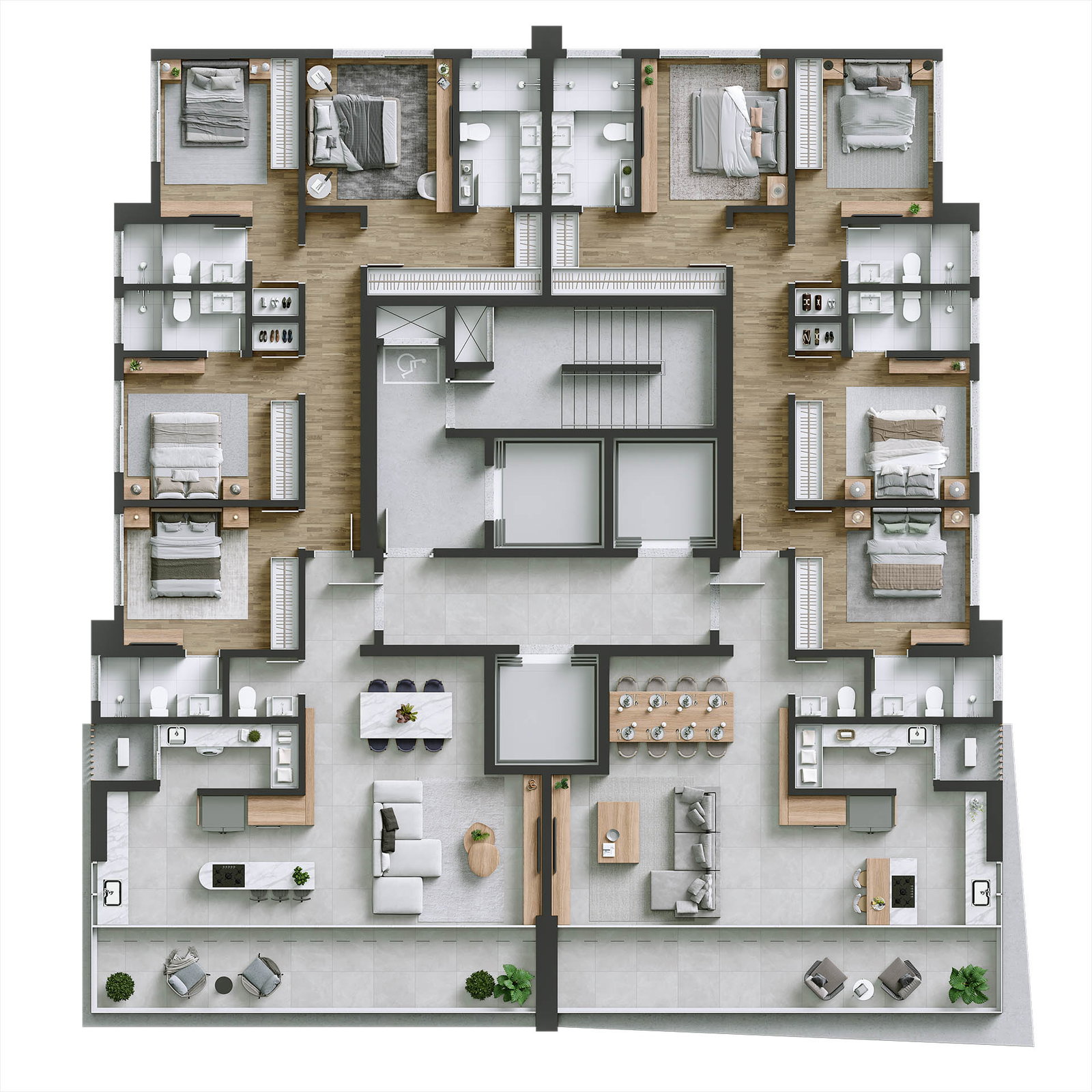 High Tower — Planta 1