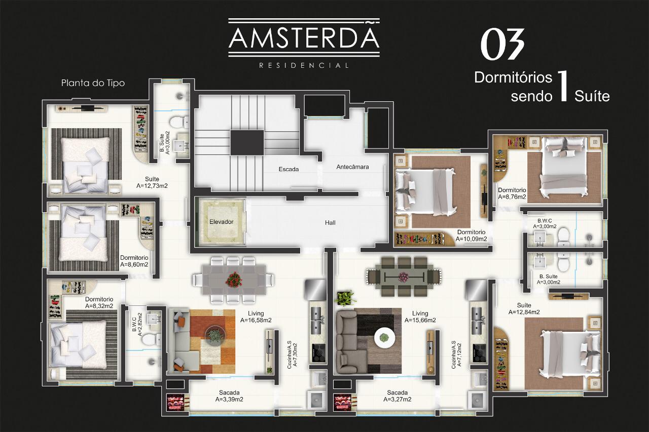 AMSTERDÃ — Planta 1
