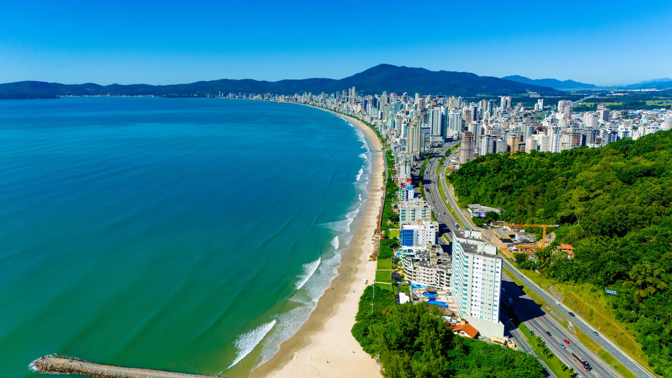 Vista aérea de Itapema SC