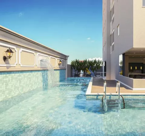 Render do Torres de Málaga — Itapema 2 em Itapema SC