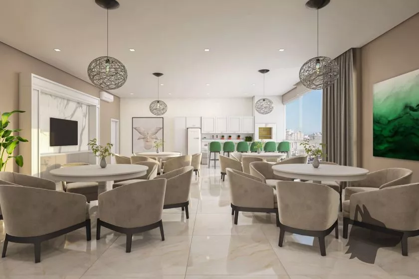 Render do Torres de Málaga — Itapema 17 em Itapema SC