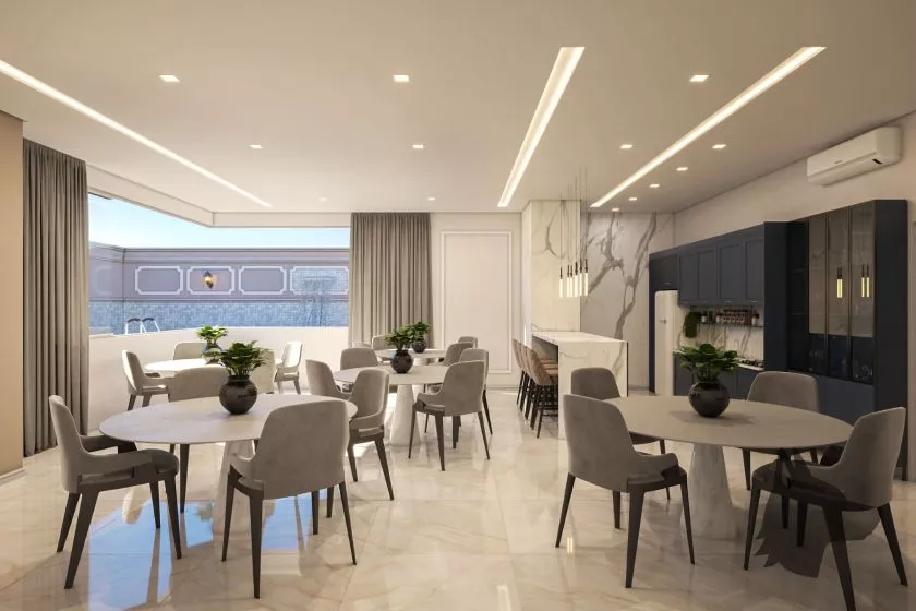 Render do Torres de Málaga — Itapema 8 em Itapema SC