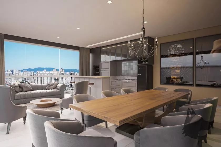 Render do Torres de Málaga — Itapema 15 em Itapema SC