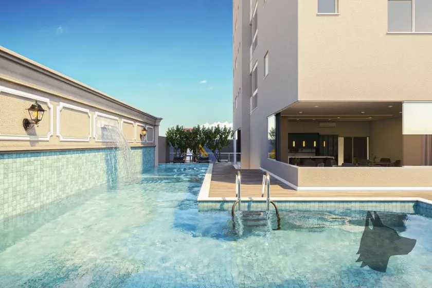 Render do Torres de Málaga — Itapema 13 em Itapema SC