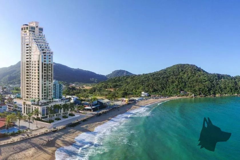 Render do Oceanic Tower Residence — Ilhota 20 em Itapema SC