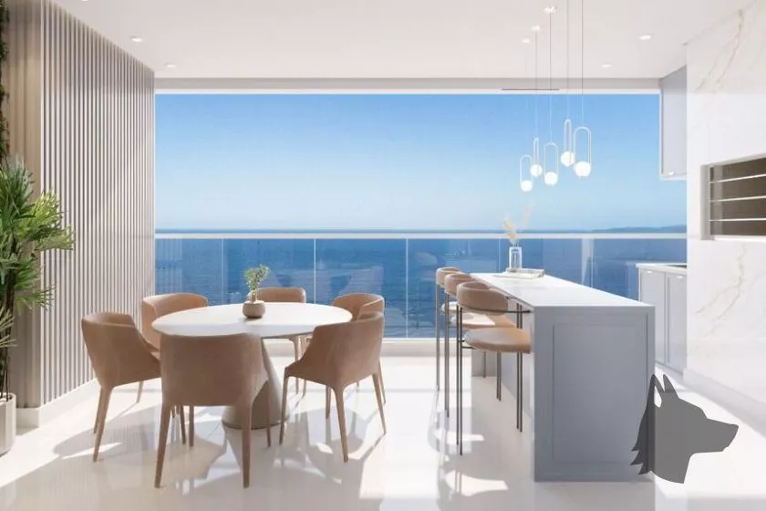 Render do Oceanic Tower Residence — Ilhota 5 em Itapema SC
