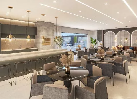 Render do Triad Up! Soho — Tabuleiro dos Oliveiras 15 em Itapema SC