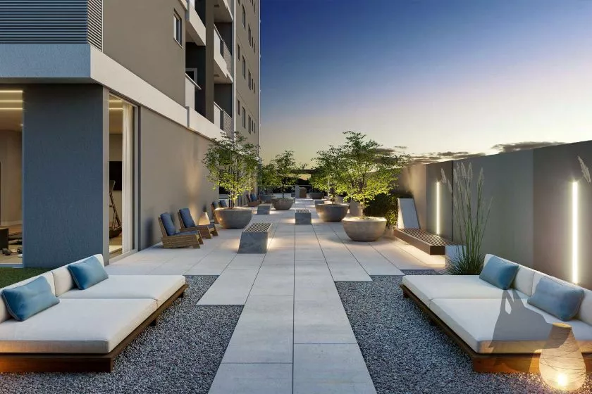 Render do Triad Up! Soho — Tabuleiro dos Oliveiras 6 em Itapema SC