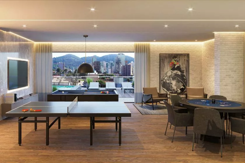 Render do Triad Up! Soho — Tabuleiro dos Oliveiras 5 em Itapema SC