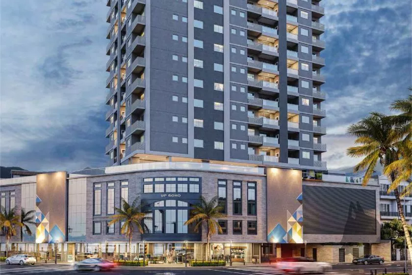Render do Triad Up! Soho — Tabuleiro dos Oliveiras 20 em Itapema SC