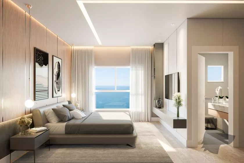 Render do Meridian Tower — Itapema 14 em Itapema SC