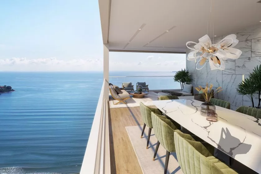 Render do Meridian Tower — Itapema 16 em Itapema SC