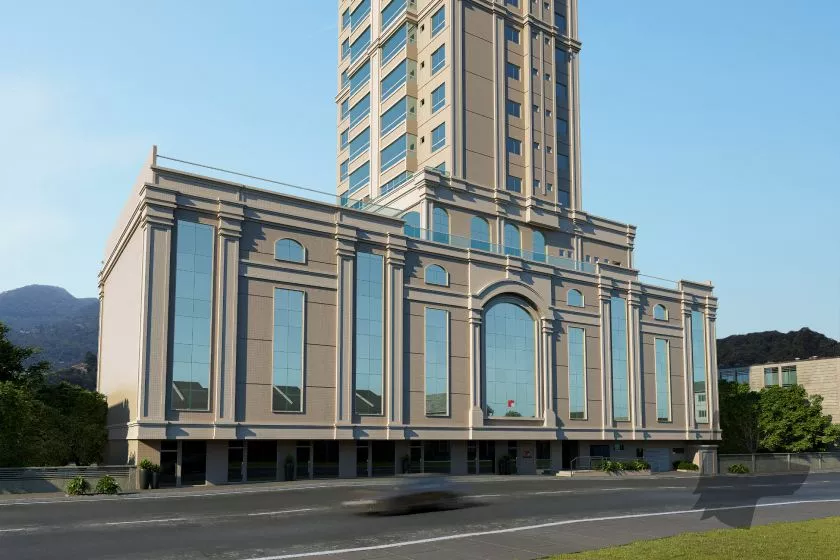 Render do Meridian Tower — Itapema 12 em Itapema SC