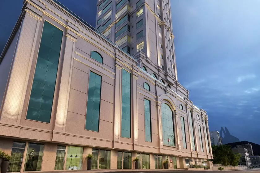 Render do Meridian Tower — Itapema 6 em Itapema SC
