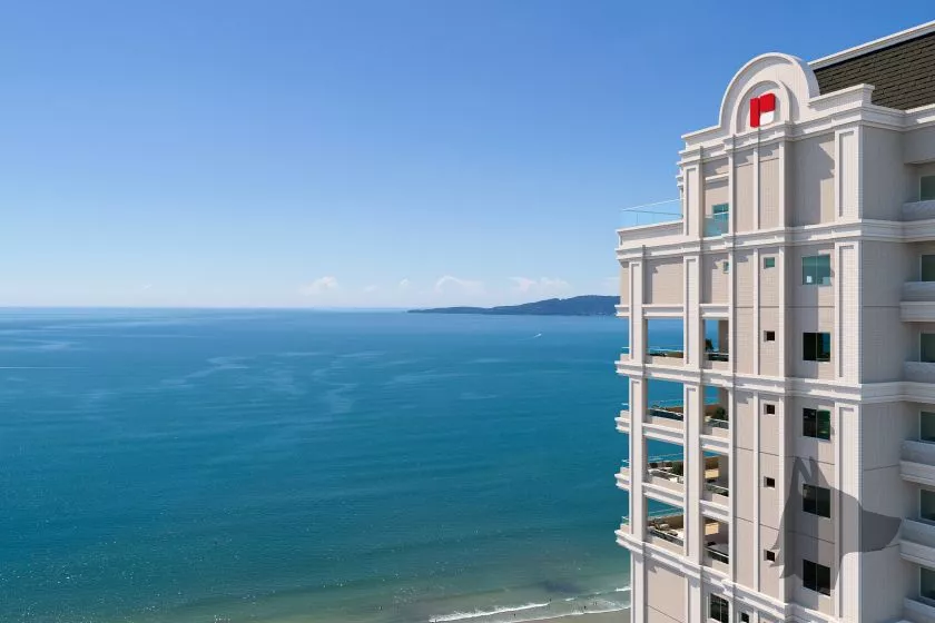 Render do Meridian Tower — Itapema 8 em Itapema SC